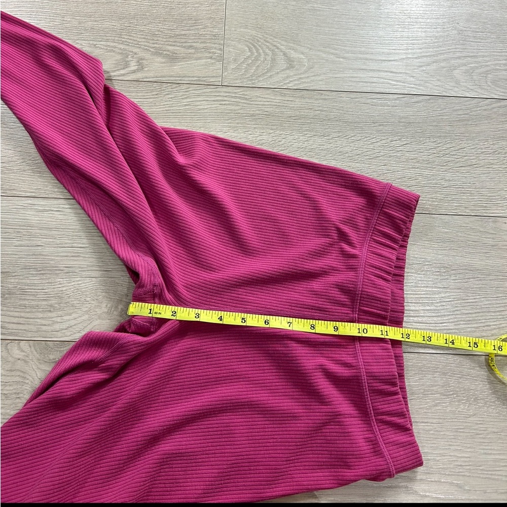 ALO Yoga Ribbed Pink Leggings - Picture 7 of 9